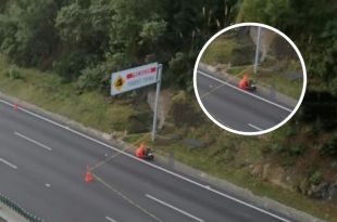 Motociclista muere sobre la autopista México Toluca 