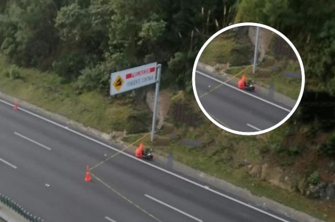 Motociclista muere sobre la autopista México Toluca 