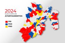 En 48 municipios siglará el PRI, es decir, encabezará las candidaturas, en 21 el PAN y 14 el PRD.