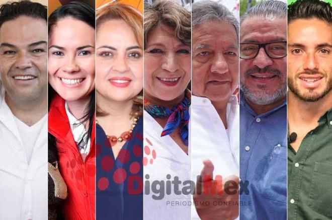 Enrique Vargas, Alejandra del Moral, Ana Lilia Herrera, Delfina Gómez, Higinio Martínez, Horacio Duarte, José Couttolenc