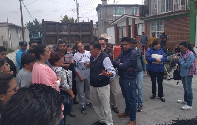 Arranca el Programa de Bacheo 2019, en Almoloya de Juárez