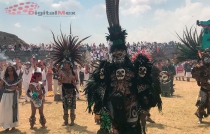 Más de 8 mil asistentes a la ceremonia del Quinto Sol en Teotenango