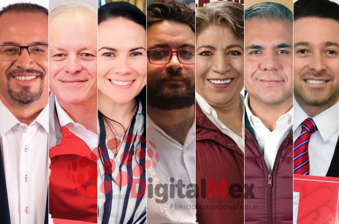 Omar Ortega, Eric Sevilla, Alejandra del Moral, Isaac Montoya, Delfina Gómez, Fernando Vilchis, Mariano Camacho