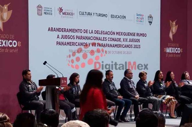 Delfina Gómez felicitó a los deportistas del Estado de México, quienes gracias a su esfuerzo y dedicación, participarán en la justa continental.