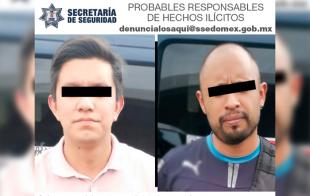 Se logró la detención de Ricardo &quot;N&quot; y José &quot;N&quot; de 32 y 29 años