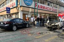 El incidente ocurrió la mañana de este lunes en la esquina de Villada y Gómez Farías en la colonia La Merced.