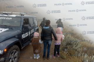 Uniformados de Alta Montaña iniciaron un operativo de búsqueda que concluyó sobre el camino que va del sendero de Zaragoza hacia Durmientes.