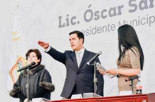 Toma Protesta Óscar Sánchez como presidente de Almoloya de Juárez