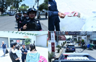 Como parte de las acciones establecidas en materia de seguridad, se han realizado 114 operativos en 430 colonias de 25 municipios con alerta de género, esto de enero a agosto del año en curso.