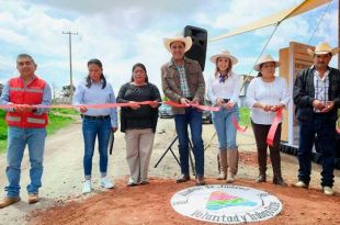 #AlmoloyaDeJuárez: Obras de pavimentación benefician a más de dos mil 600 habitantes