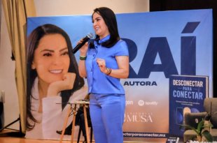Iraí Albarrán Segura presentó en el Museo del Barro de Metepec su primer libro, Desconectar para Conectar.