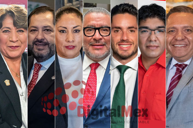 Delfina Gómez, Francisco Vázquez, Martha Camacho, Horacio Duarte, Pepe Coutolenc, Alan Castellanos, Ricardo Moreno