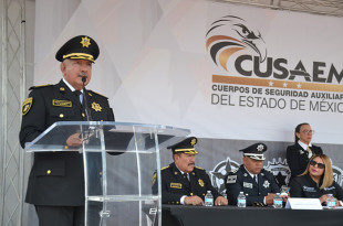 Carlos Javier Álvarez Cárdenas, jefe de los Cuerpos de Seguridad Auxiliares del Estado de México (CUSAEM).