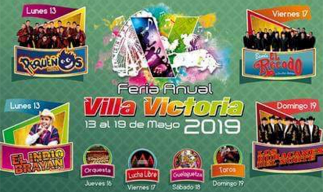 Todo listo para la Feria Anual de Villa Victoria 2019