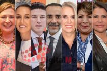 Xóchitl Gálvez, Claudia Sheinbaum, Samuel García, Fernando Flores, Romina Contreras, Delfina Gómez, Karla Aguilar