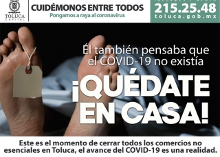 Lanza #Toluca agresiva campaña para evitar contagios de #Covid-19