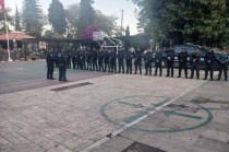 Con un estado de fuerza de más de 100 elementos se llevan a cabo las actividades de este despliegue.