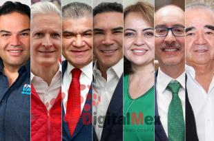 Enrique Vargas, Alfredo del Mazo, Miguel Ángel Riquelme, Alejandro Moreno, Ana Lilia Herrera, Carlos Eduardo Barrera, Maurilio Hernández
