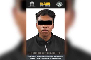 Este individuo fue detenido e ingresado al Centro Penitenciario y de Reinserción Social de Cuautitlán.