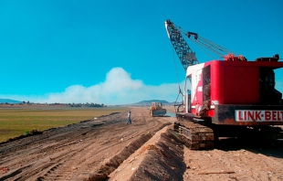 Trabajos para bajar riesgo de inundación en San Mateo Atenco