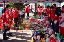 Durante la jornada, voluntarios de la Cruz Roja realizaron diversas actividades recreativas y educativas