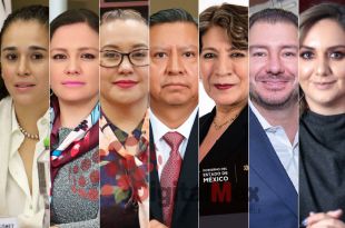 Amalia Pulido, Daniella Durán, Sandra Bringas, Francisco Bello, Delfina Gómez, Elías Rescala, Evelyn Osornio 