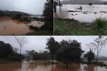 A pesar de los esfuerzos de las autoridades, las localidades siguen incomunicadas, y las lluvias continuaron sin cesar hasta el mediodía de este jueves.