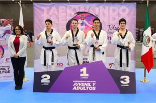 El Estado de México logró el primer lugar del Campeonato Nacional Juvenil y Adultos de Taekwondo, superando el tercer lugar del 2022.