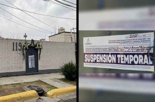 Residentes lograron que se le colocaran sellos de suspensión temporal.