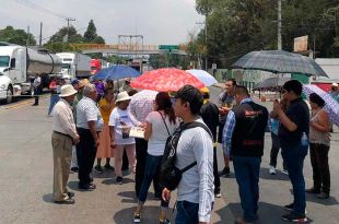 Bloquean avenida en Ecatepec
