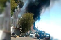Las autoridades precisaron que el incendio ocurrió sobre la avenida 2 de Marzo