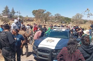 Elementos de distintas corporaciones participan en el operativo interinstitucional que permitió la detención de seis presuntos integrantes de un grupo delictivo