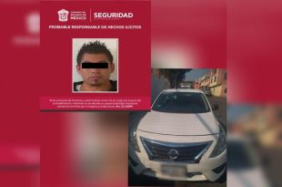 Mediante el sistema de Arcos Carreteros, personal del Centro de Mando registró el cruce del automóvil.