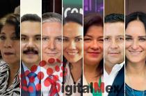 Delfina Gómez, Javier Vargas, Alfredo del Mazo, Alejandra del Moral, Martha Hilda González, Gerardo Monroy, Isabel Sánchez.