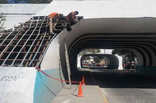 #Video: Inicia rehabilitación de puente de entrada a #Metepec