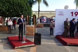 #Video: Con sana distancia, conmemoran 195 aniversario de #Tejupilco