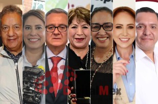 Higinio Martínez, María José Pérez, Óscar Flores, Delfina Gómez, Azucena Cisneros, Cristina Ruiz, Alejandro Moreno 