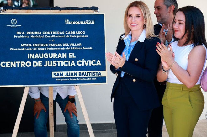 #Video: Romina Contreras inaugura Centro de Justicia Cívica en #Huixquilucan