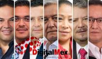 Enrique Vargas, Jose Manuel Uribe, Gerardo Monroy, AMLO, Imelda López, Norberto Morales, Joel Cruz Canseco