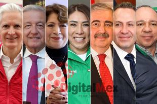 Alfredo Del Mazo, AMLO, Delfina Gómez, María Luisa Mendoza, Ricardo Sodi, Eruviel Ávila, Manuel Vilchis
