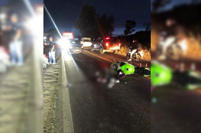 Un hombre resultó herido de bala en la cabeza tras ser atacado por sujetos que viajaban en motocicleta sobre la carretera México-Tulancingo.