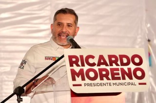 Gabriel Medina, vocero de la campaña de Ricardo Moreno Bastida