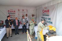 Autoridades estatales y municipales supervisaron las jornadas de canje de armas en distintos municipios del Estado de México.