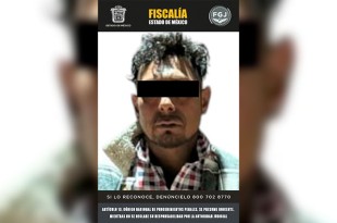 Celestino “N” fue capturado en Huayacocotla, Veracruz, por su probable implicación en la violación de una adolescente en Ecatepec