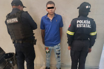 El detenido, junto con la víctima y el dinero recuperado, fue presentado ante la Agencia del Ministerio Público.