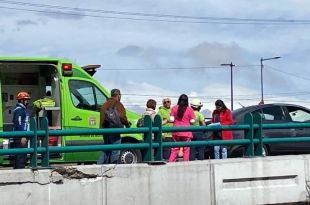 La circulación sobre paseo Tollocan se vio afectada.