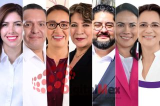 Melissa Vargas, Ricardo Moreno, Azucena Cisneros, Delfina Gómez, Andrés Andrade, Alejandra del Moral, Paola Jiménez