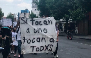 Se manifiestan jóvenes de Toluca por homicidio de estudiantes en Jalisco