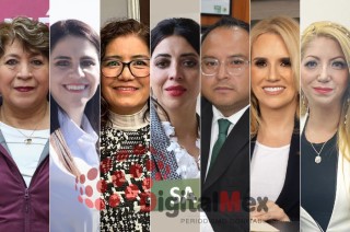 Delfina Gómez, Laura Benhumea, Martha Patricia Zarza, Eréndira Fierro, Armando Elizais, Romina Contreras, Macarena Montoya