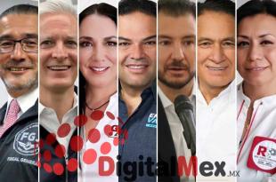 Alejandro Gómez, Alfredo del Mazo, Gabriela Gamboa, Enrique Vargas, Elías Rescala, Mario Santana, Maribel Aurora Quintana